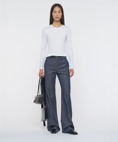 JOSEPH 【洗える】コットンシルク　ロングスリーブティーシャツ