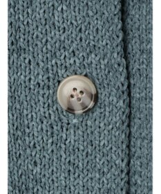 CRAFT STANDARD BOUTIQUE 洗えるコードモールクルーネックカーデイガン