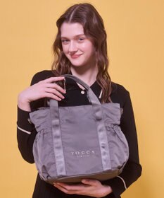 TOCCA 【WEB＆一部店舗限定・撥水・環境にやさしい素材】SANA SIDEPOCKET TOTE トートバッグ