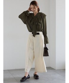 Te chichi アシメクロップドパンツ