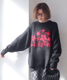 WEGO 【ユニセックス着用ITEM/MLサイズ展開/25年秋冬新作】ファジーグラフィックプルオーバー