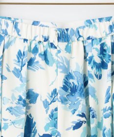 組曲 S スプレーローズプリント フレアスカート