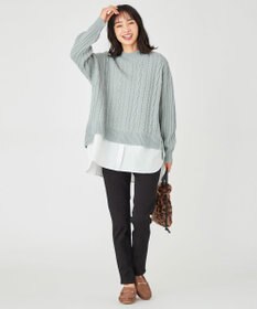 ANY L 【洗える】STYLE UP SKINNY デニムパンツ