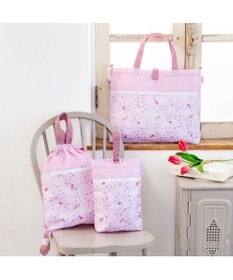 Mother garden マザーガーデン 野いちご お着替え巾着 ナップサック 《小花いちご柄》