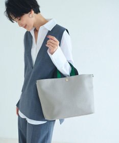 TOPKAPI 【Breath TOPKAPI】SCOTCH GRAIN スコッチグレイン プレーン 2トーンテープ ハンドル トートバッグ L