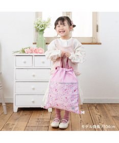 Mother garden マザーガーデン 野いちご お着替え巾着 ナップサック 《小花いちご柄》