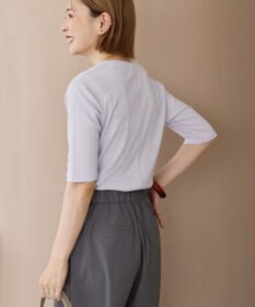 AMERICAN HOLIC リブ5分袖プルオーバー