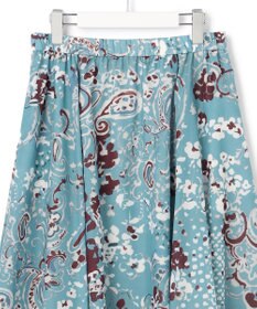 23区 【先行予約】Ericaランダムペイズリープリント フレアスカート