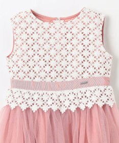 組曲 KIDS 【110-140㎝】フラワーレース ドレス