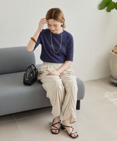 AMERICAN HOLIC リブ5分袖プルオーバー