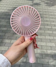 WEGO 【冷却/携帯扇風機/熱中症対策】オーロラハンディファン