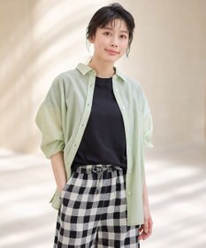 ANY シアーシャツブラウス