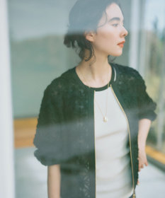 自由区 S 【SHIHOさん着用・WEB先行販売・新色追加・こだわり素材】テープエンブロイダリー ブルゾン