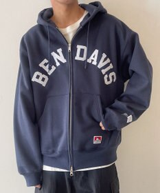 WEGO BENDAVISアーチロゴZIPパーカー