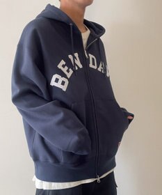 WEGO BENDAVISアーチロゴZIPパーカー