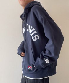 WEGO BENDAVISアーチロゴZIPパーカー