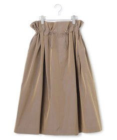 23区 S 【R(アール)】LIMONTAマイクロタフタ ドロスト フレアスカート