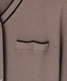 ANY SIS 【洗える】バイカラーデザインニット ワンピース