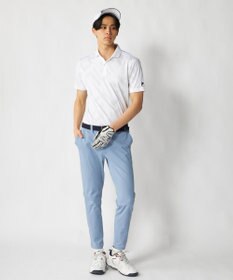 FILA GOLF／marie claire 【FILA GOLF】メッシュ加工ビックロゴ半袖ポロシャツ