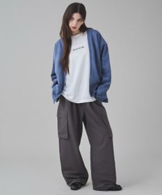 WEGO 【ユニセックス着用アITEM/２点SET】フェイクスウェードアンサンブルカーディガン