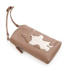 IBIZA アニマーダ　牛革　スマートフォンポシェット（ネコ）