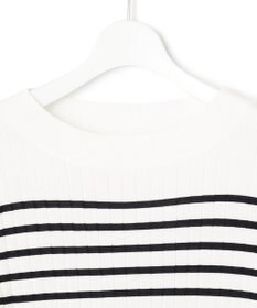 23区 【洗える】シルキーレーヨンワイドリブ ニット