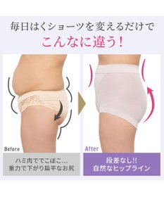 BRADELIS New York 【Yukine inc. 】ゆきねえとろりソフトシルク混ライトショーツ25  履き心地重視の補正ショーツ