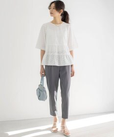 組曲 S 【ご好評につき追加生産！】ジョーゼットジャージースタイルアップ パンツ