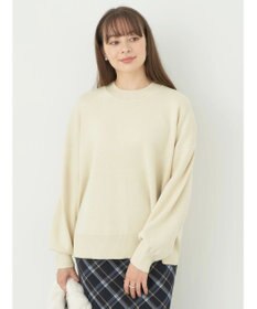 earth music&ecology アンチピリングバックスリットプルオーバー