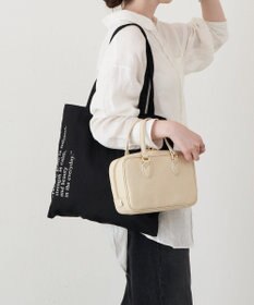 russet ［インフルエンサースタッフ企画］ロゴトートバッグ(Z-221)