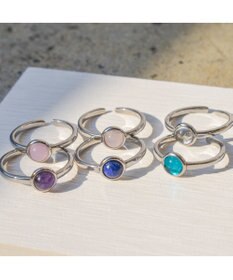blancotokyo 【金属アレルギー対応】天然石リング Piedra ring