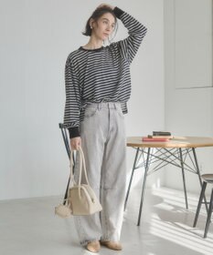 WEGO 【ANGIE VINTAGE】シアースラブボーダーロンＴ