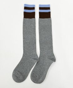 WEGO ラインリブハイソックス