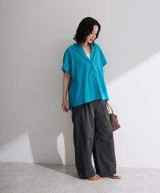 Green Parks 半袖シアースキッパーブラウス