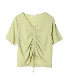 earth music&ecology ポコポコギャザードロストプルオーバー