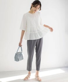 組曲 S 【ご好評につき追加生産！】ジョーゼットジャージースタイルアップ パンツ