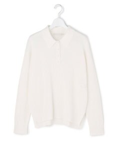 ICB L マーセライズコットンポロ ニット