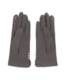 UNBILLION カシュネ cache nez / パールビーズ付きジャージー手袋