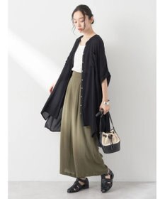 earth music&ecology レーヨンクレープイージーパンツ