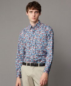 JOSEPH ABBOUD 【洗える】リバティプリント シャツ