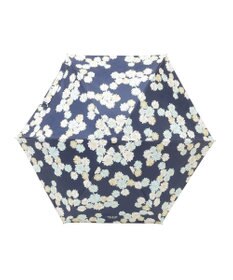 MOONBAT 【一級遮光/コンパクト】PAUL & JOE 晴雨兼用 日傘 折りたたみ日傘 軽量 総柄クリザンテーム 遮熱 UV