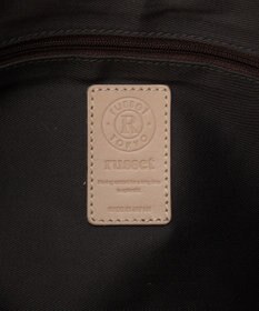 russet エンボスモノグラム ソフトレザーショルダーバッグ(CE-1547)