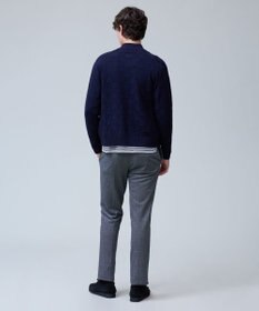 J.PRESS MEN 温かさと軽さの快適素材【ストレッチ / イージーケア】【FLEX YARN】リンクスフルジップ  ニットカーディガン