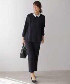 J.PRESS LADIES S 【セットアップ対応・2way】セラテリーダブルクロス ブラウス