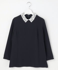 J.PRESS LADIES S 【セットアップ対応・2way】セラテリーダブルクロス ブラウス