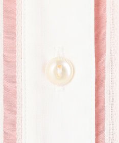 J.PRESS YORK STREET 【WOMEN】ピンタック バンドカラーストライプブラウス