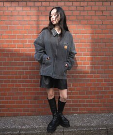 WEGO 【ユニセックス着用ITEM/MLサイズ展開】ワーカーズデニムZIPジャケット