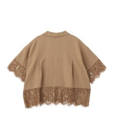AMERICAN HOLIC レース切り替え半袖シャツ