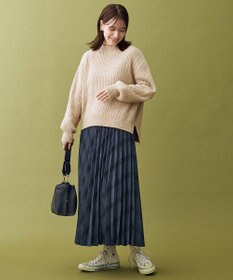 ANY レーシーモールニット