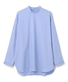 UNFILO フリルネックシャツ